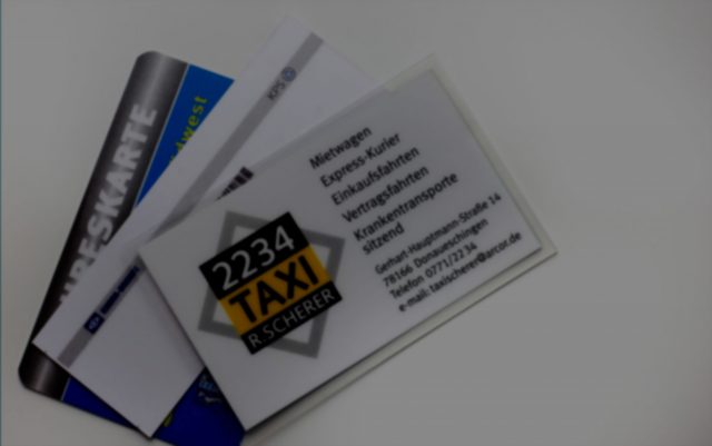 laminieren header visitenkarte karte Jahreskarte paperguard
