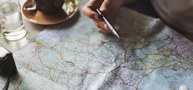 laminieren karte Landkarte paperguard