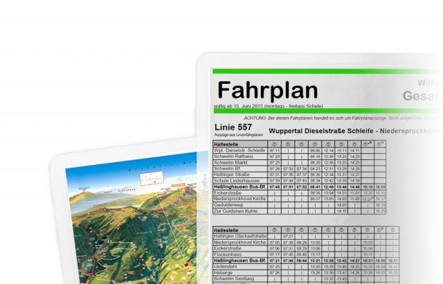 laminieren Fahrplan plan karte map paperguard