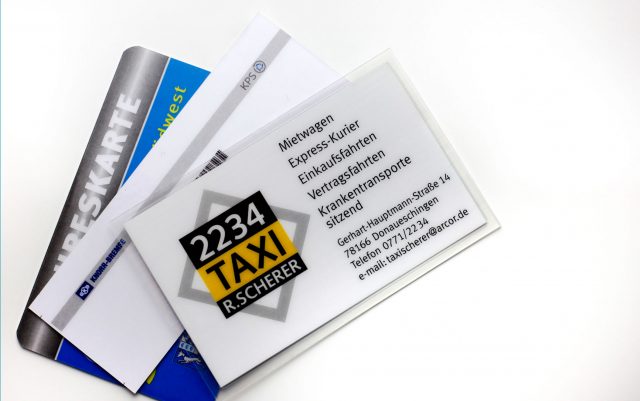 Laminiert Paperguard dpv Haubold Ausweise Jahreskarten